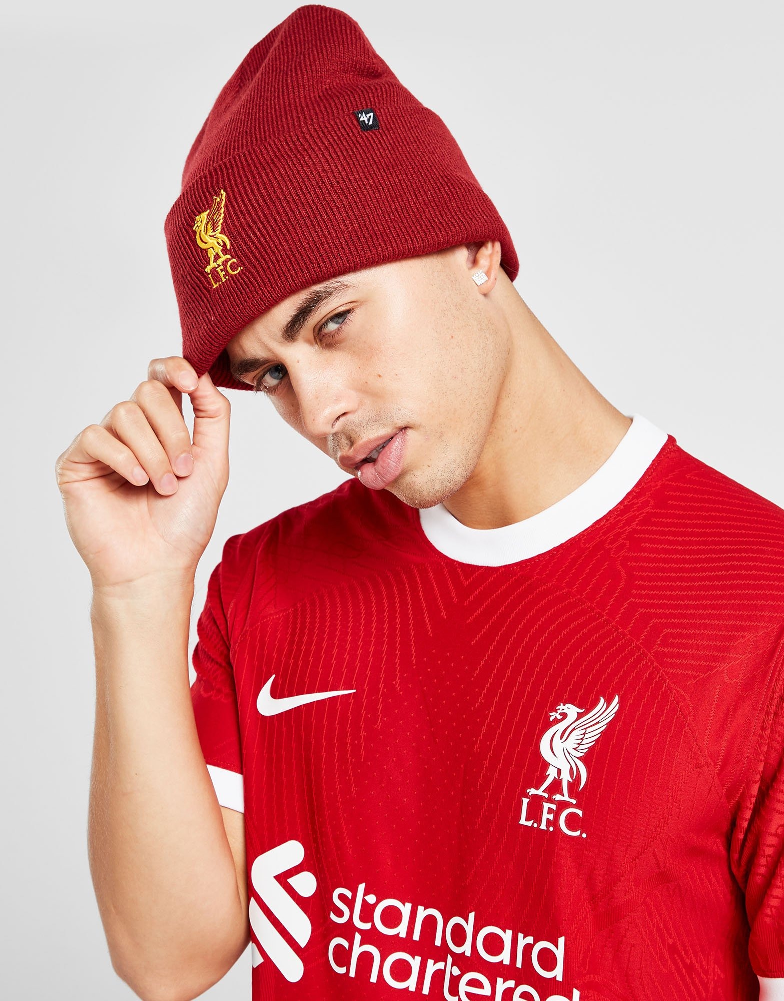 Red 47 Brand Liverpool FC Beanie Hat JD Sports NZ