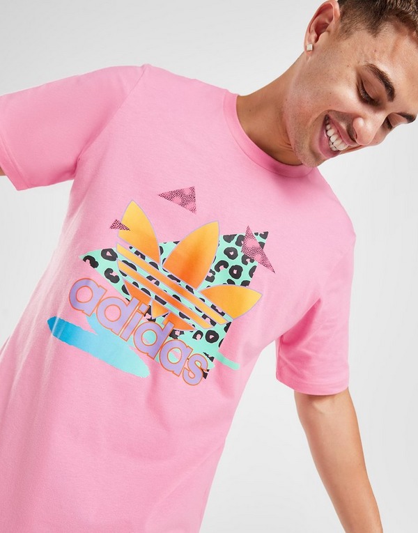 grande representante Golpe fuerte Pink adidas Originals Graphic Retro T-Shirt | JD Sports Global
