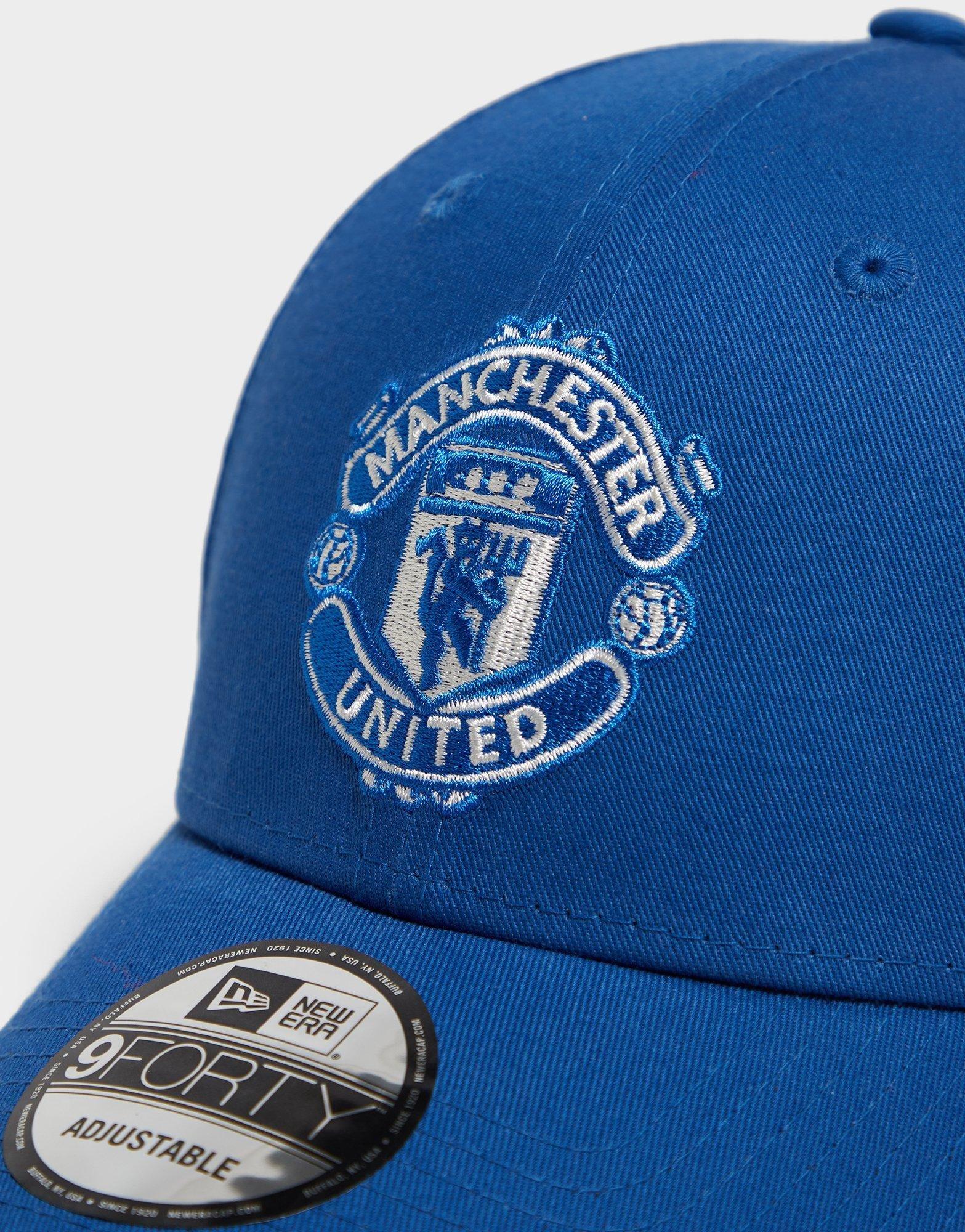 Blue New Era Manchester United FC 9FORTY Cap - JD Sports Global