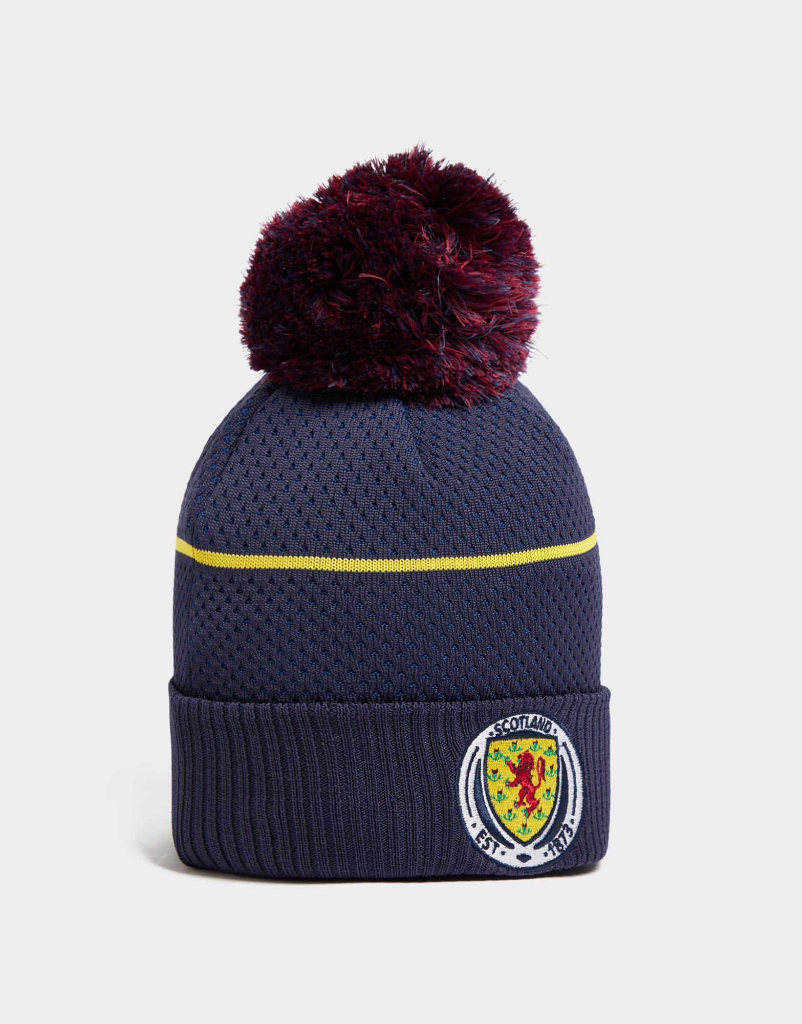 Blue New Era Scotland Pom Beanie JD Sports UK
