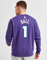 Jordan NBA Charlotte Hornets Ball #1 Crew Sweatshirt