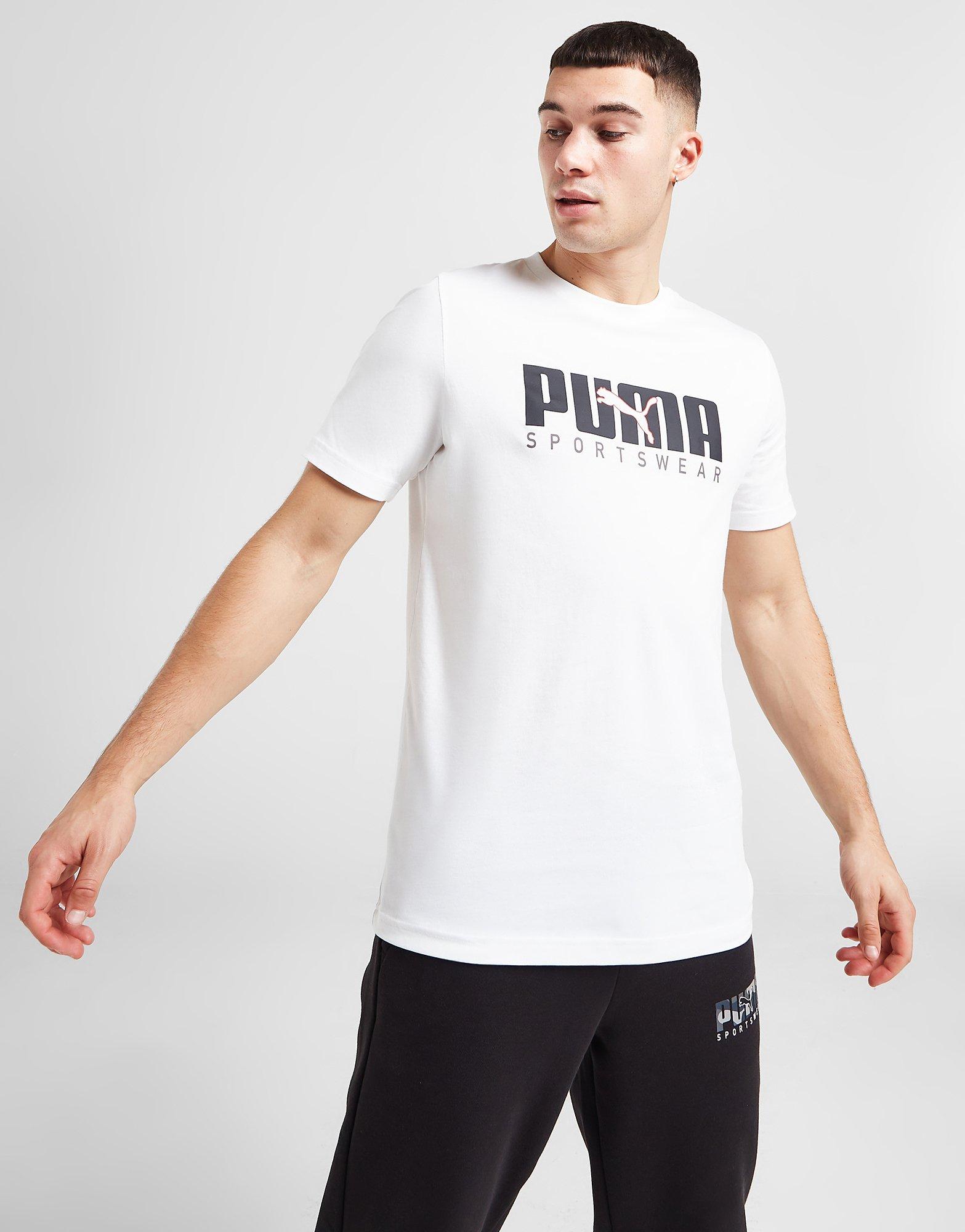 T shirt cheap puma uomo bianche