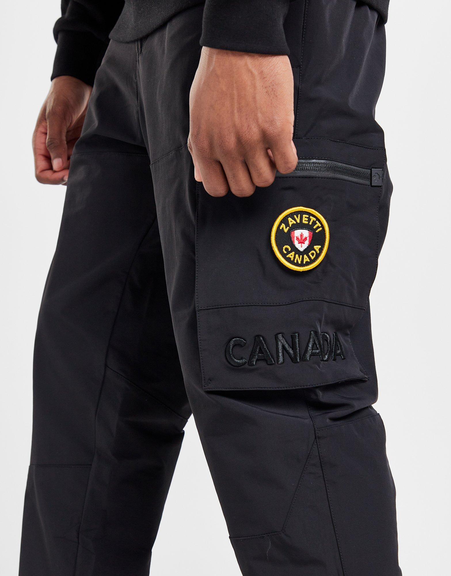 Black Zavetti Canada Nollizo Cargo Pants