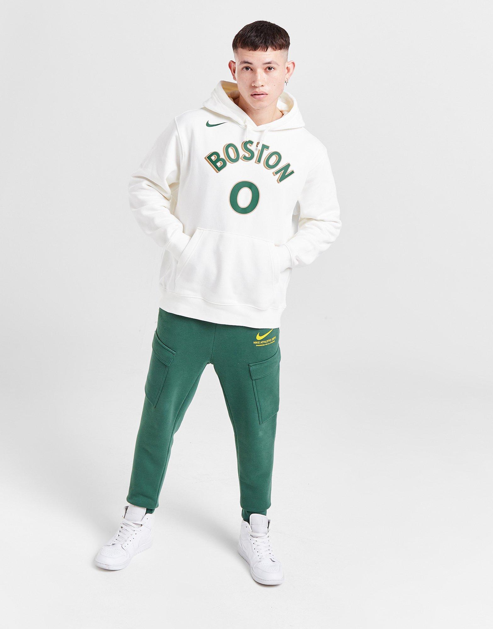 White Nike NBA Boston Celtics Tatum #0 Pullover Hoodie - JD Sports Global