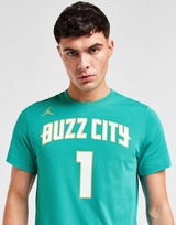 Jordan NBA Charlotte Hornets Ball #1 T-Shirt