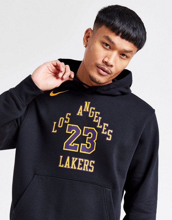Nike NBA LA Lakers James #23 Hoodie Herr