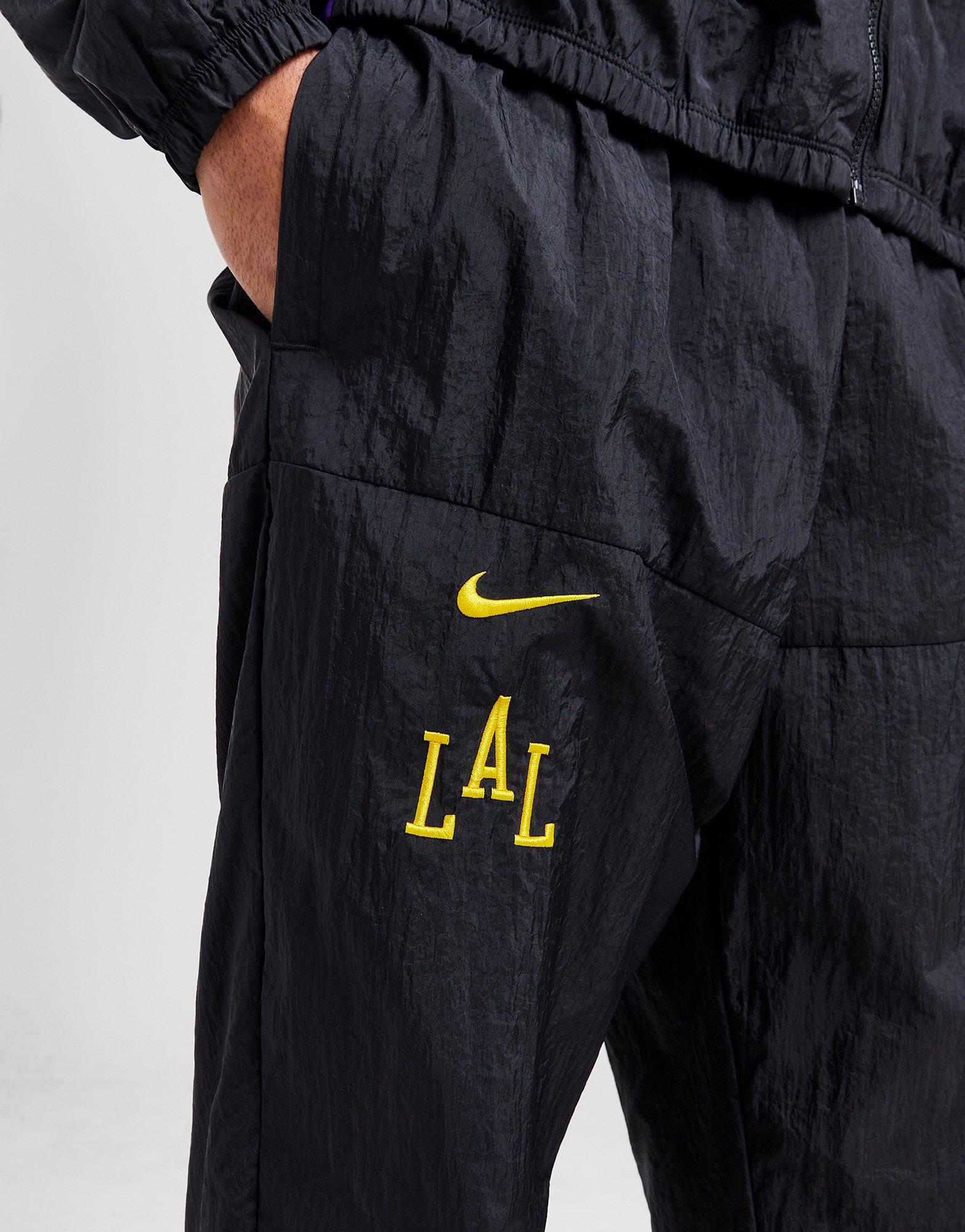 Black Nike NBA LA Lakers Courtside Woven Tracksuit - JD Sports Global