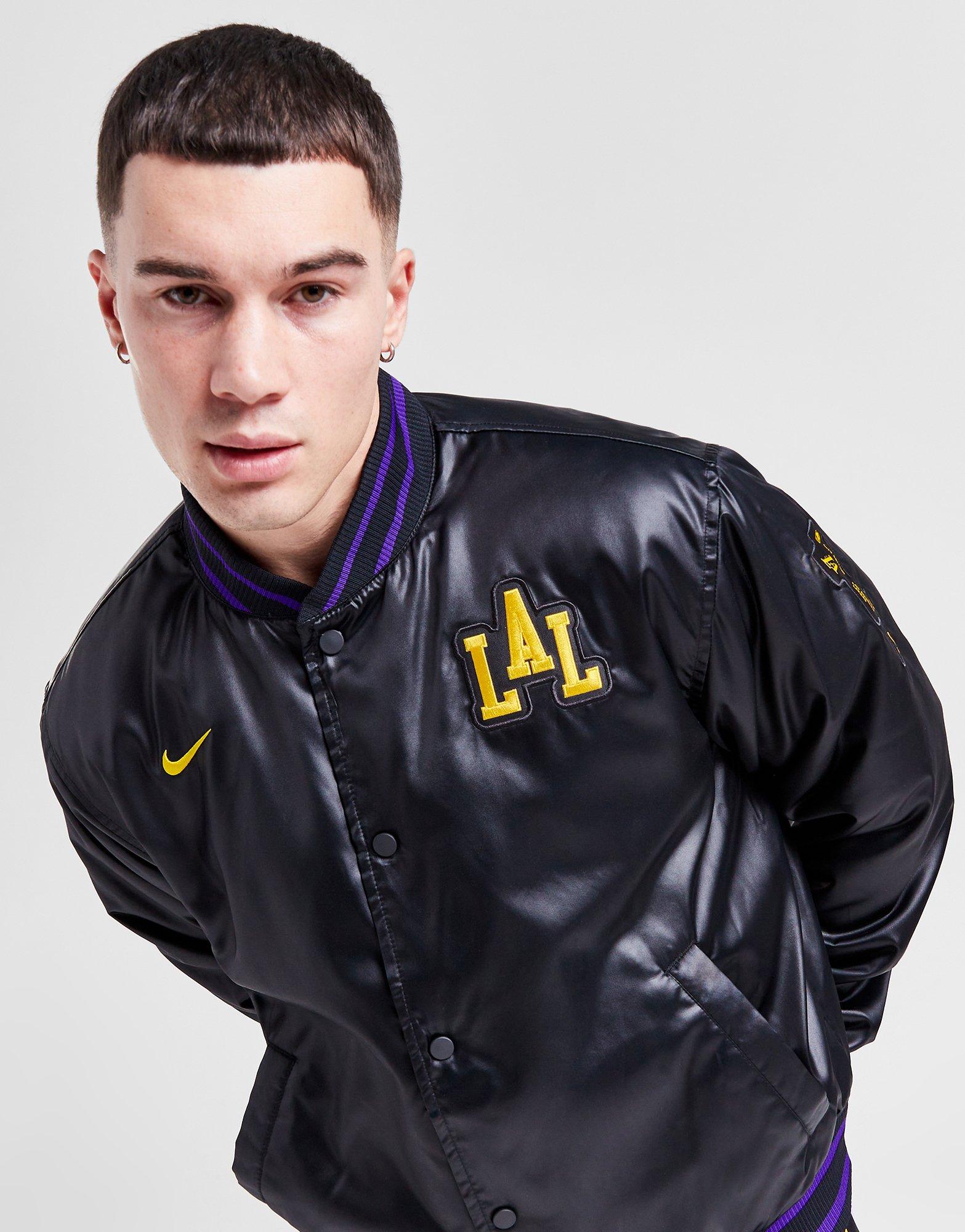 Black Nike NBA LA Lakers City Edition Jacket JD Sports Global