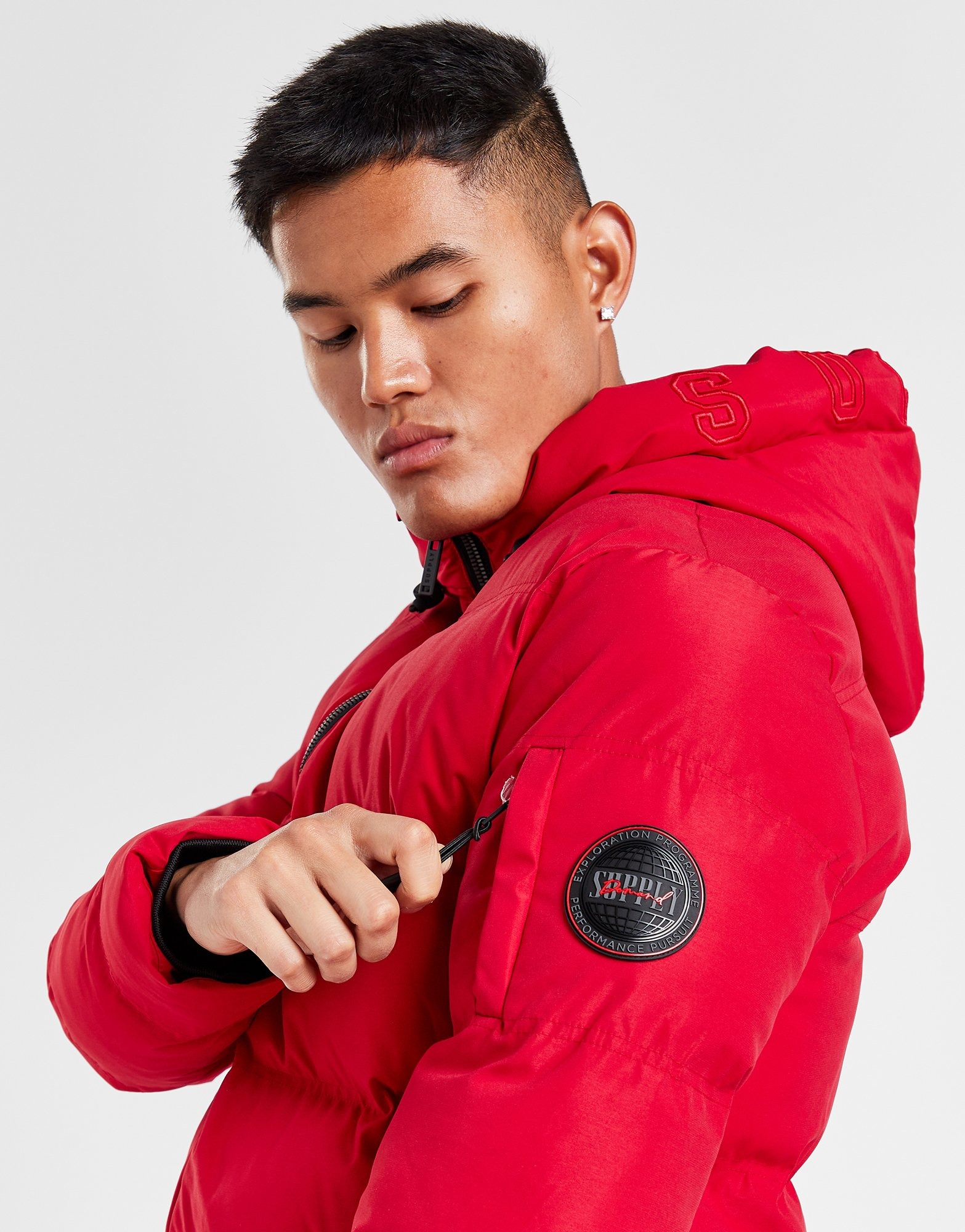 Red Supply & Demand Nikol Puffer Jacket | JD Sports Malaysia