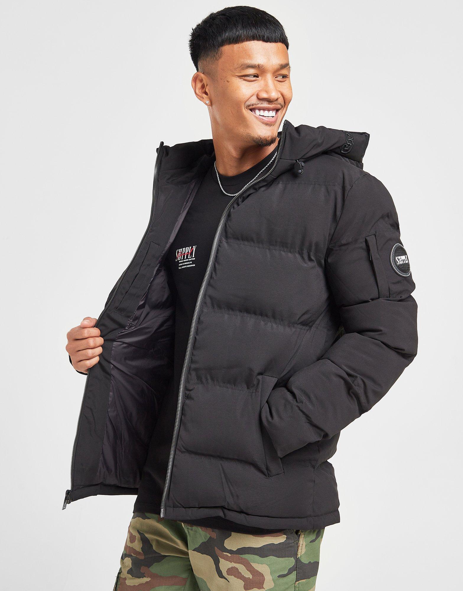 Supply and demand store black puffer jacket