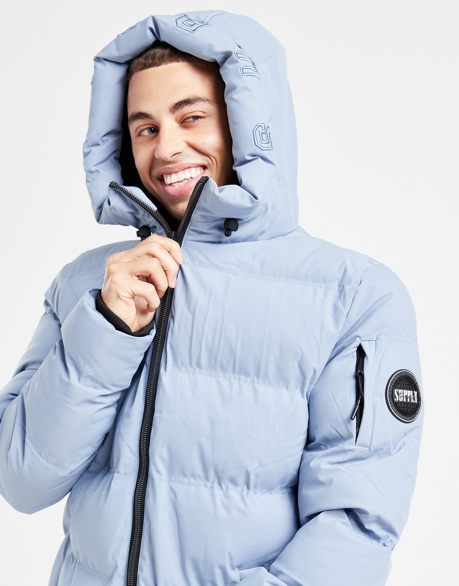 Blue Supply & Demand Nikol Puffer Jacket JD Sports