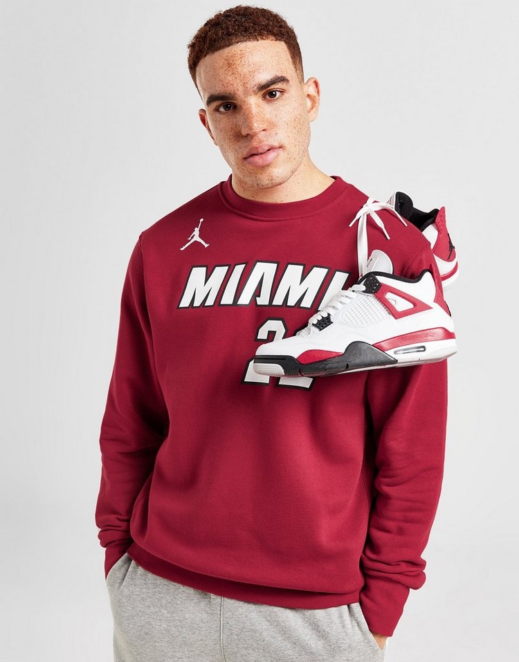 Jordan NBA Miami Heat Butler #22 Crew Sweatshirt