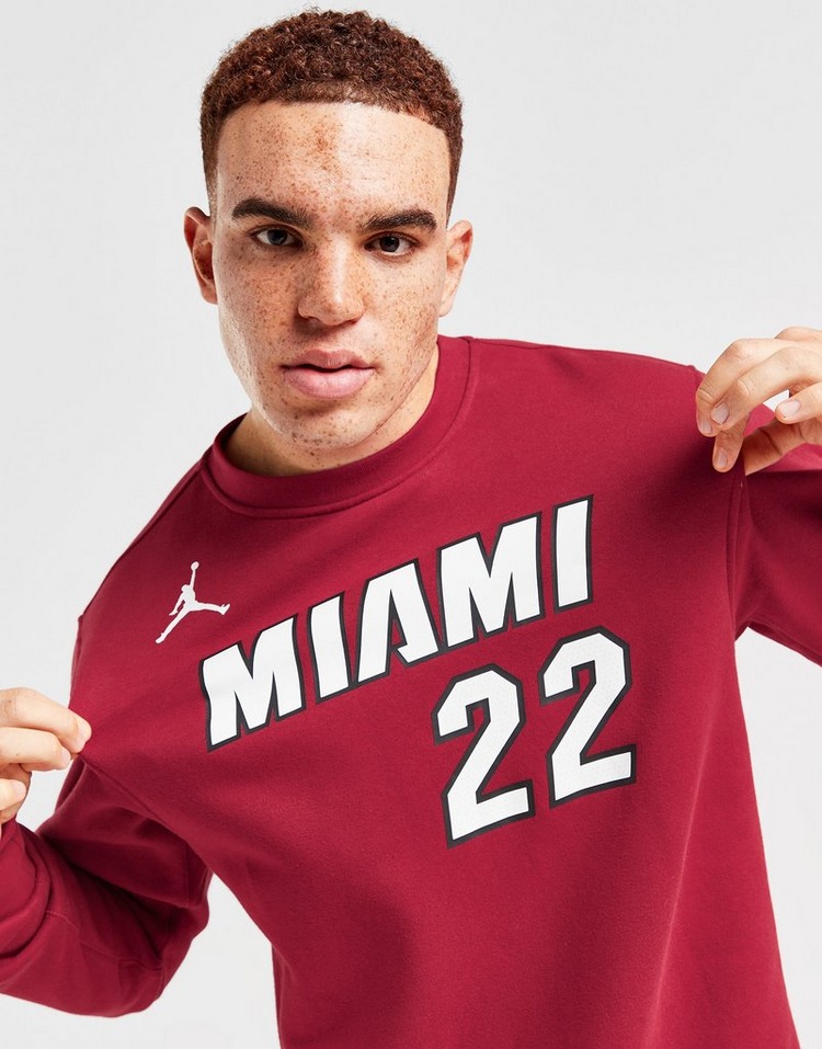 Jordan NBA Miami Heat Butler #22 Crew Sweatshirt
