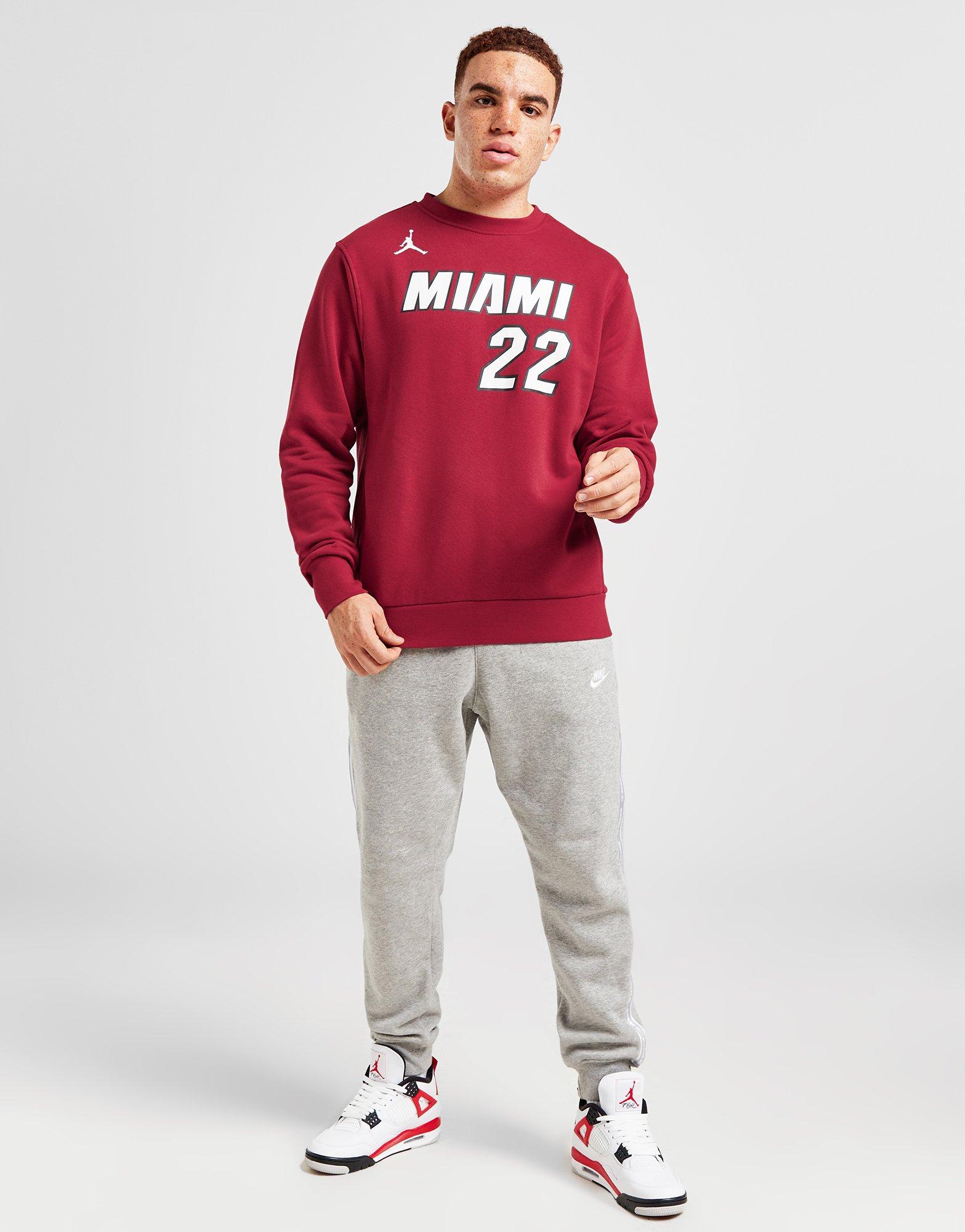 Jordan NBA Miami Heat Butler #22 Crew Sweatshirt
