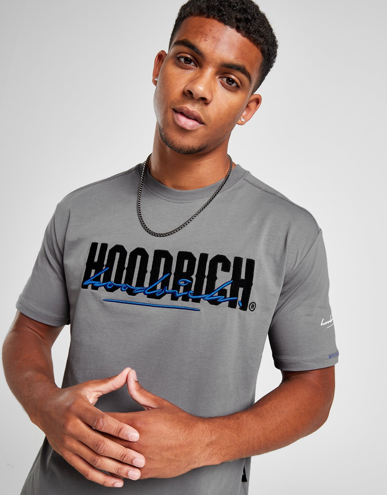 Hoodrich Blend T-Shirt in Grigio | JD Sports