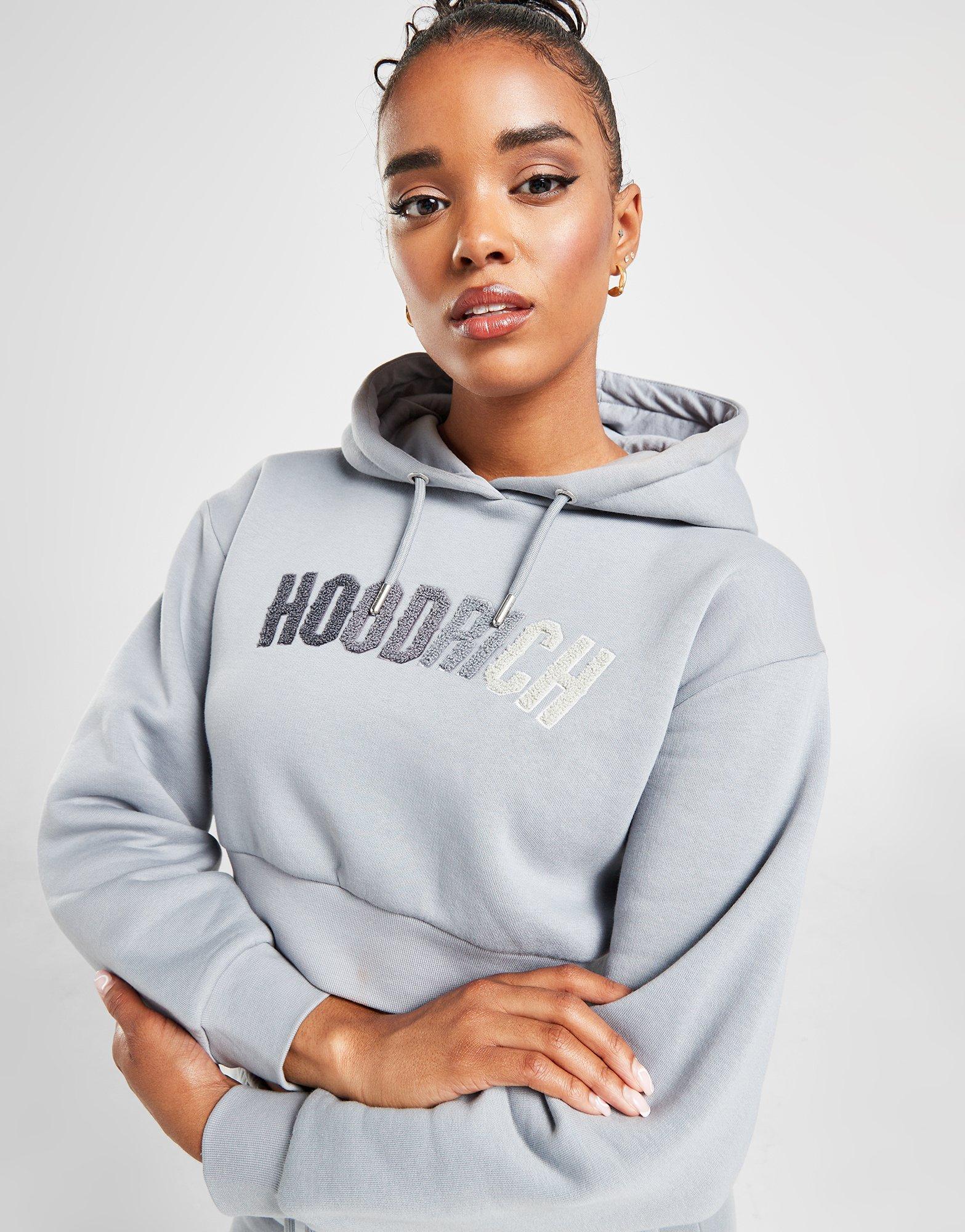 Hoodrich Kraze Crop Hoodie Damen Grau - JD Sports Deutschland