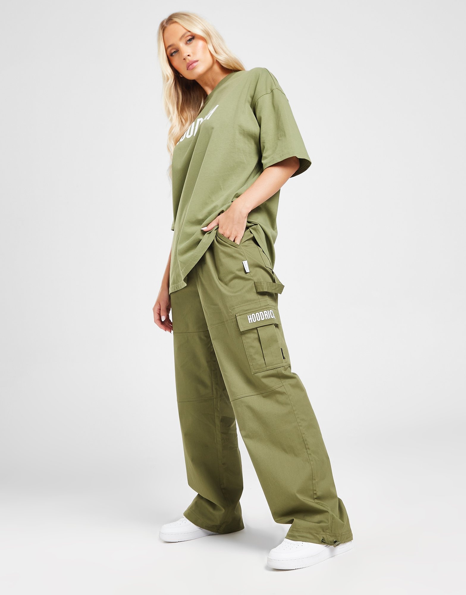 Green Hoodrich Cargo Pants JD Sports