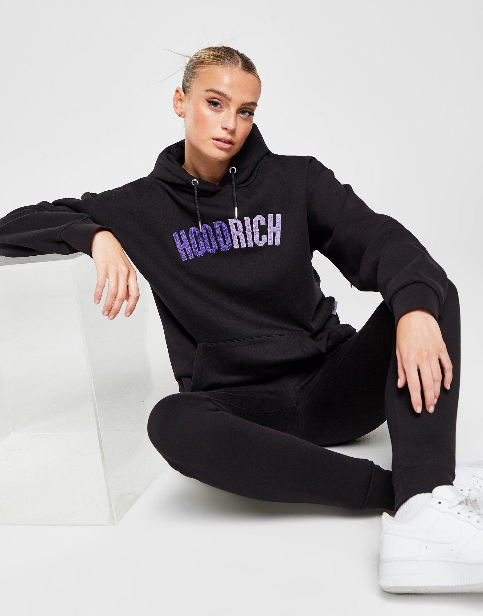 Black Hoodrich Kraze Boyfriend Hoodie - JD Sports Global