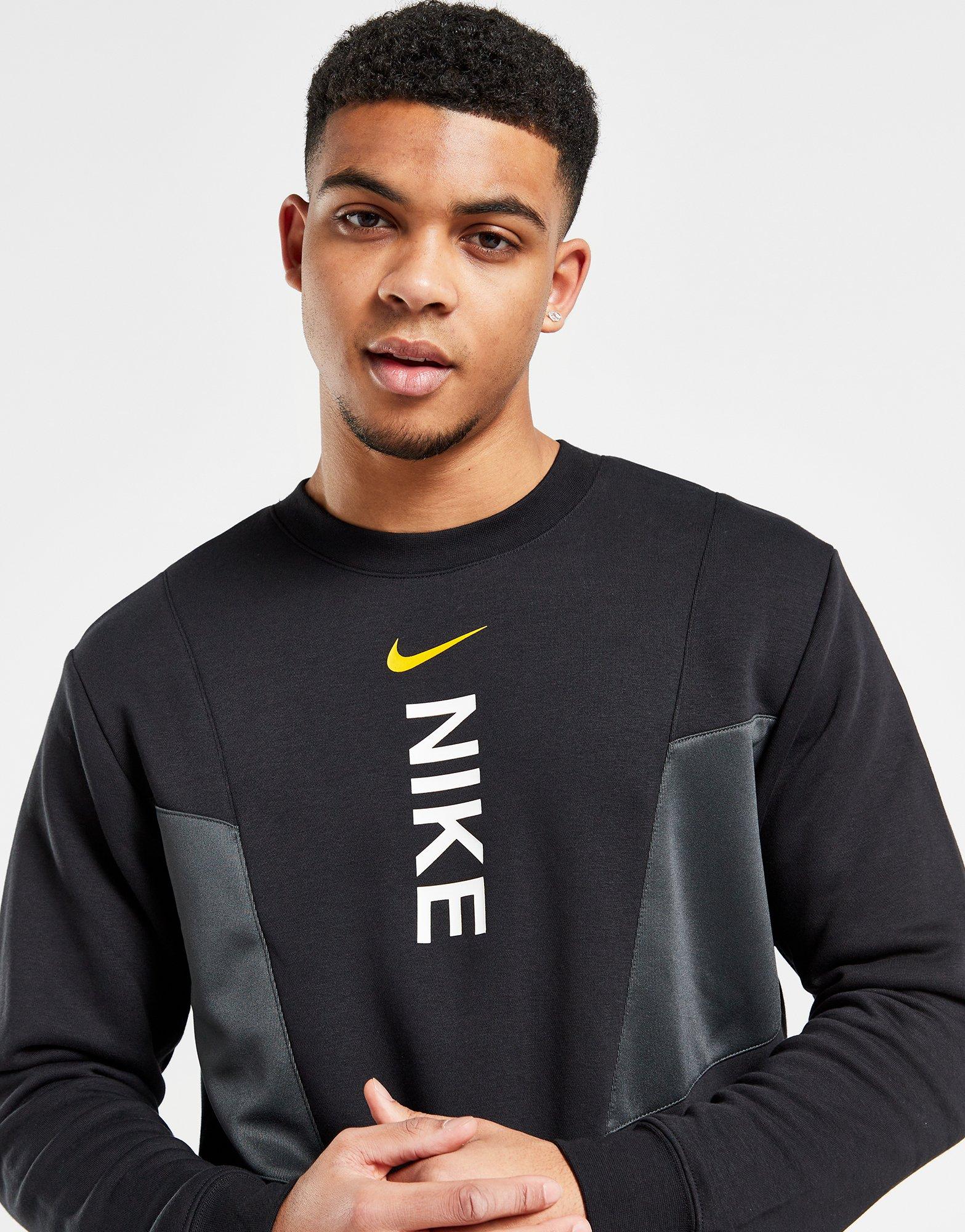 nike hybrid crew sweatshirt