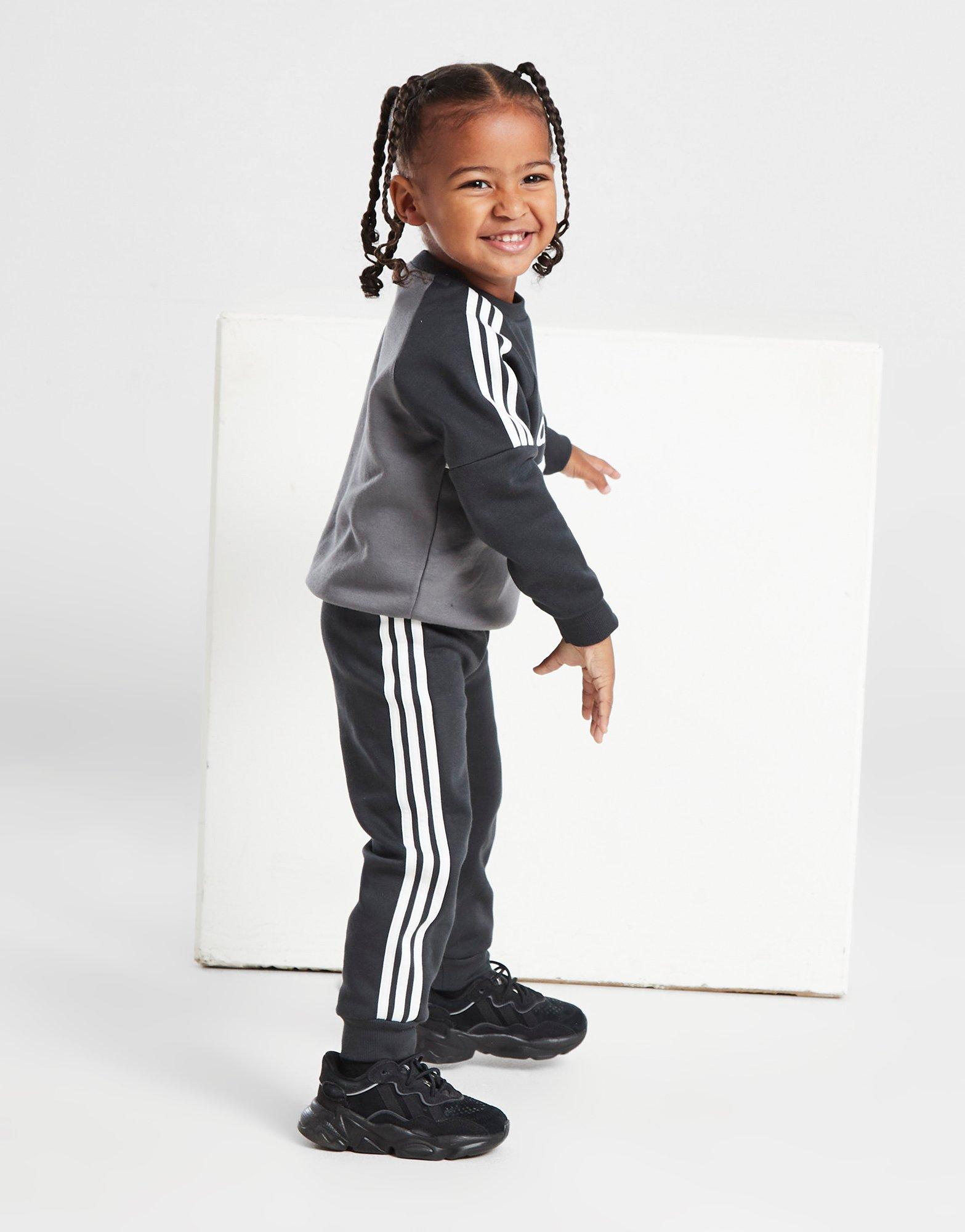 adidas Ensemble de survêtement Colour Block Enfant Gris- JD Sports France