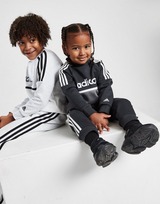 adidas Linear Colour Block Crew Tracksuit Småbørn