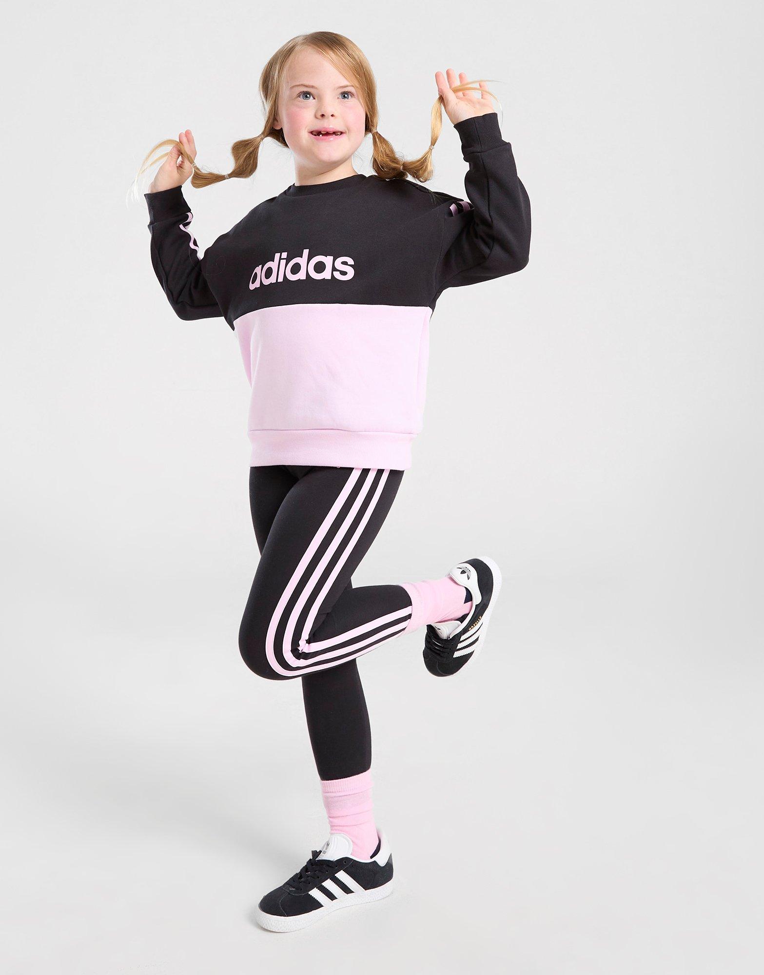 Ensemble de survêtement femme Adidas 2 pièces, haut et bas avec fermeture à  glis