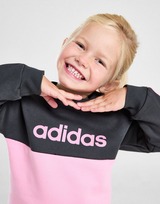 adidas Girls' Linear Crew/Leggings Set Baby