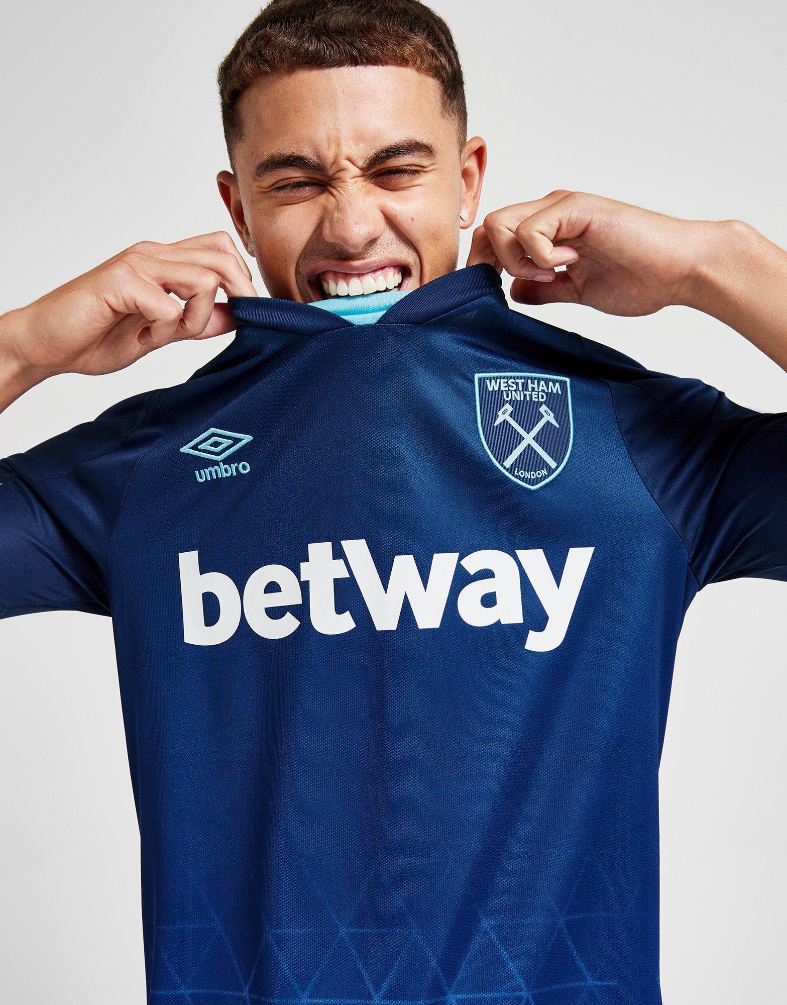 Blue Umbro West Ham United FC 2023/24 Third Shirt - JD Sports Global