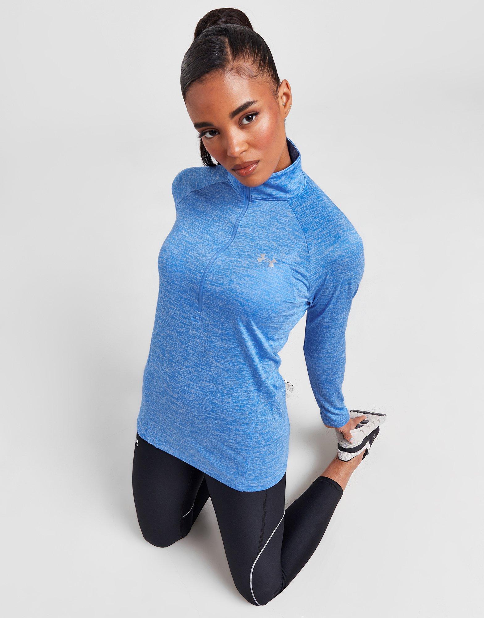 Blue Under Armour UA Tech Twist 1/2 Zip Top