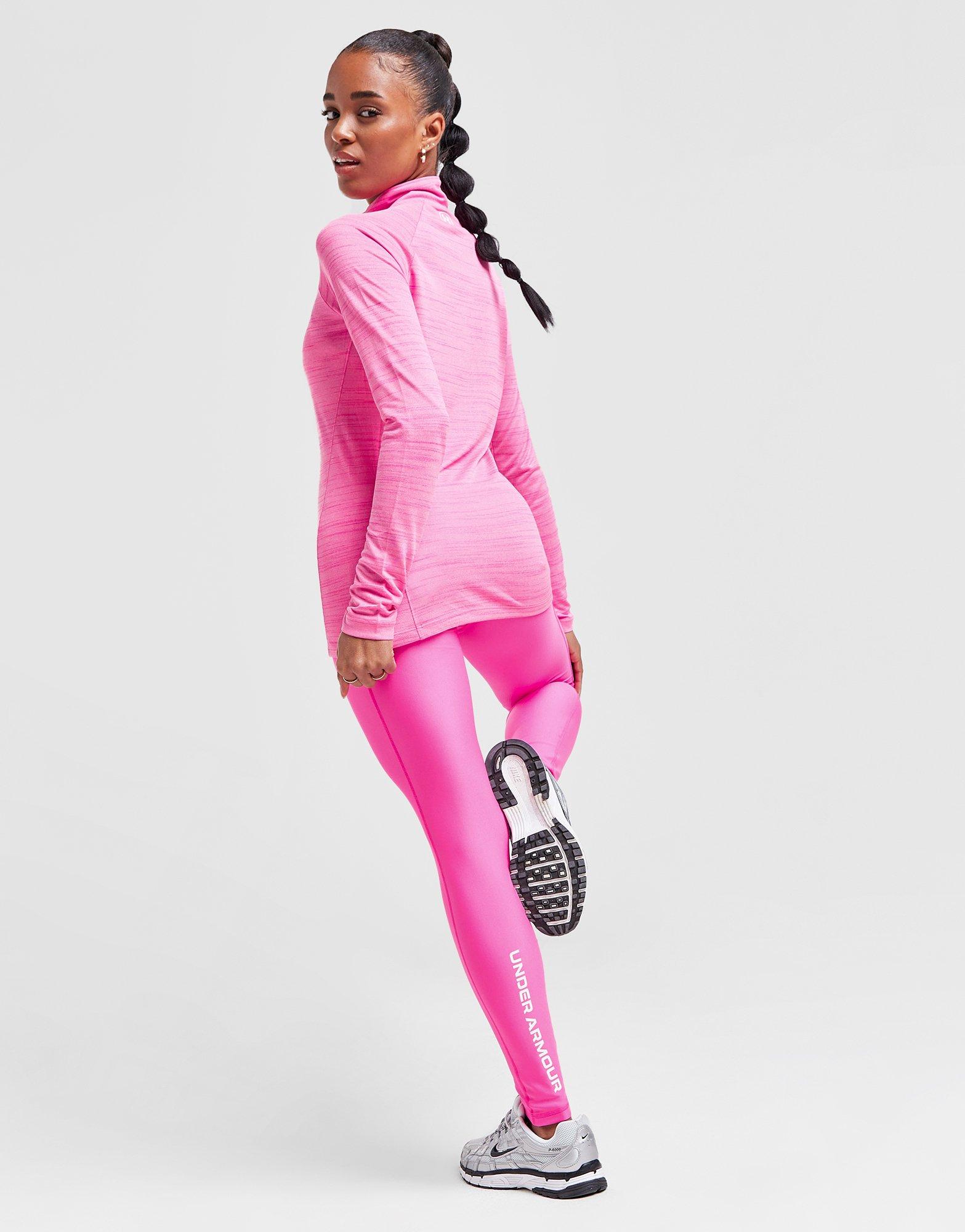 Pink Under Armour Evolve HeatGear Tights - JD Sports Global