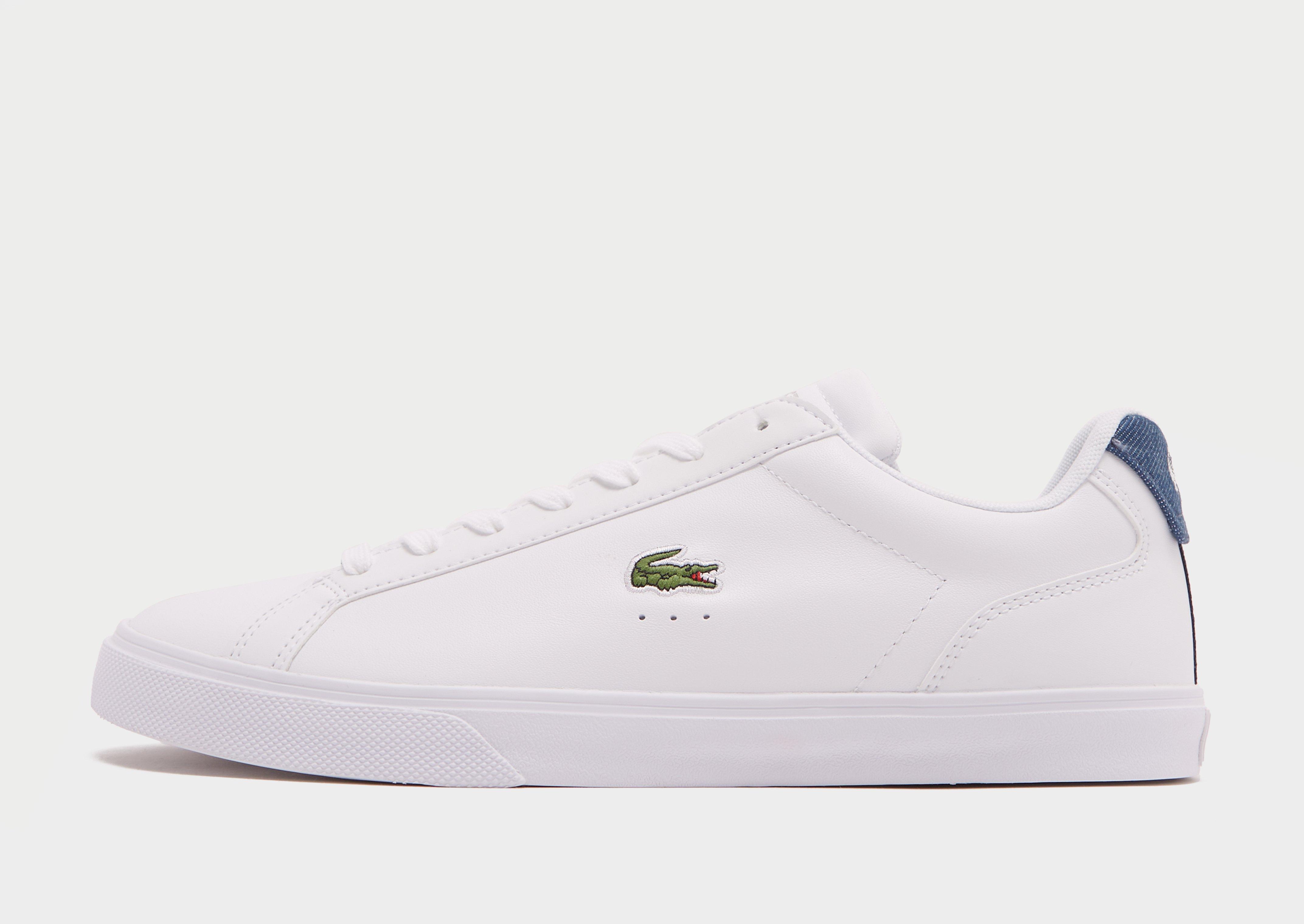 Lacoste all on sale white sneakers