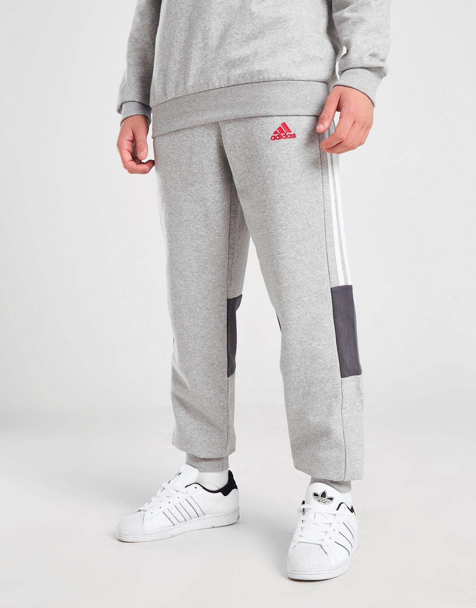 Grey adidas Badge of Sport Linear Logo Track Pants - JD Sports Global