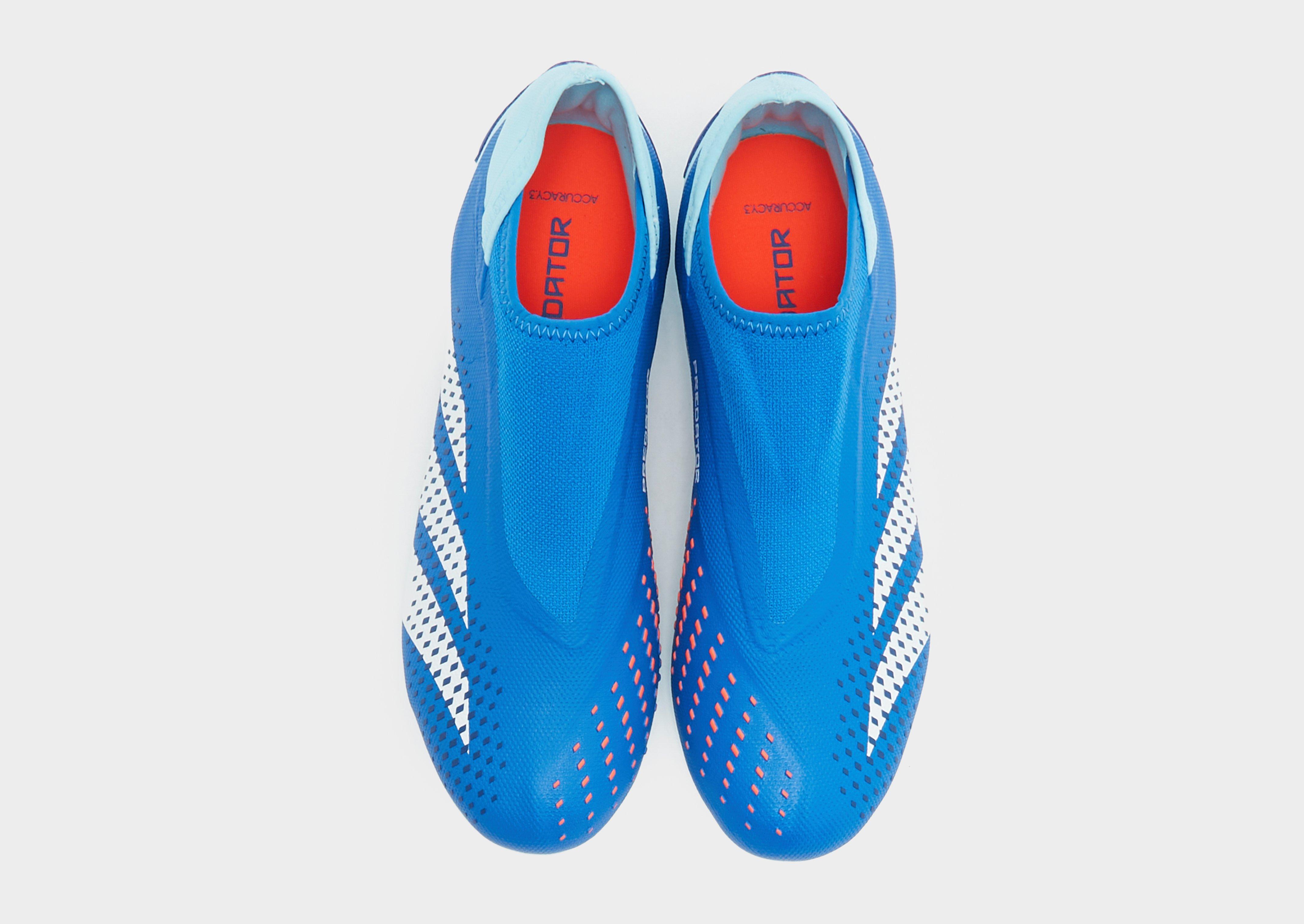 Adidas predator hot sale laceless blue