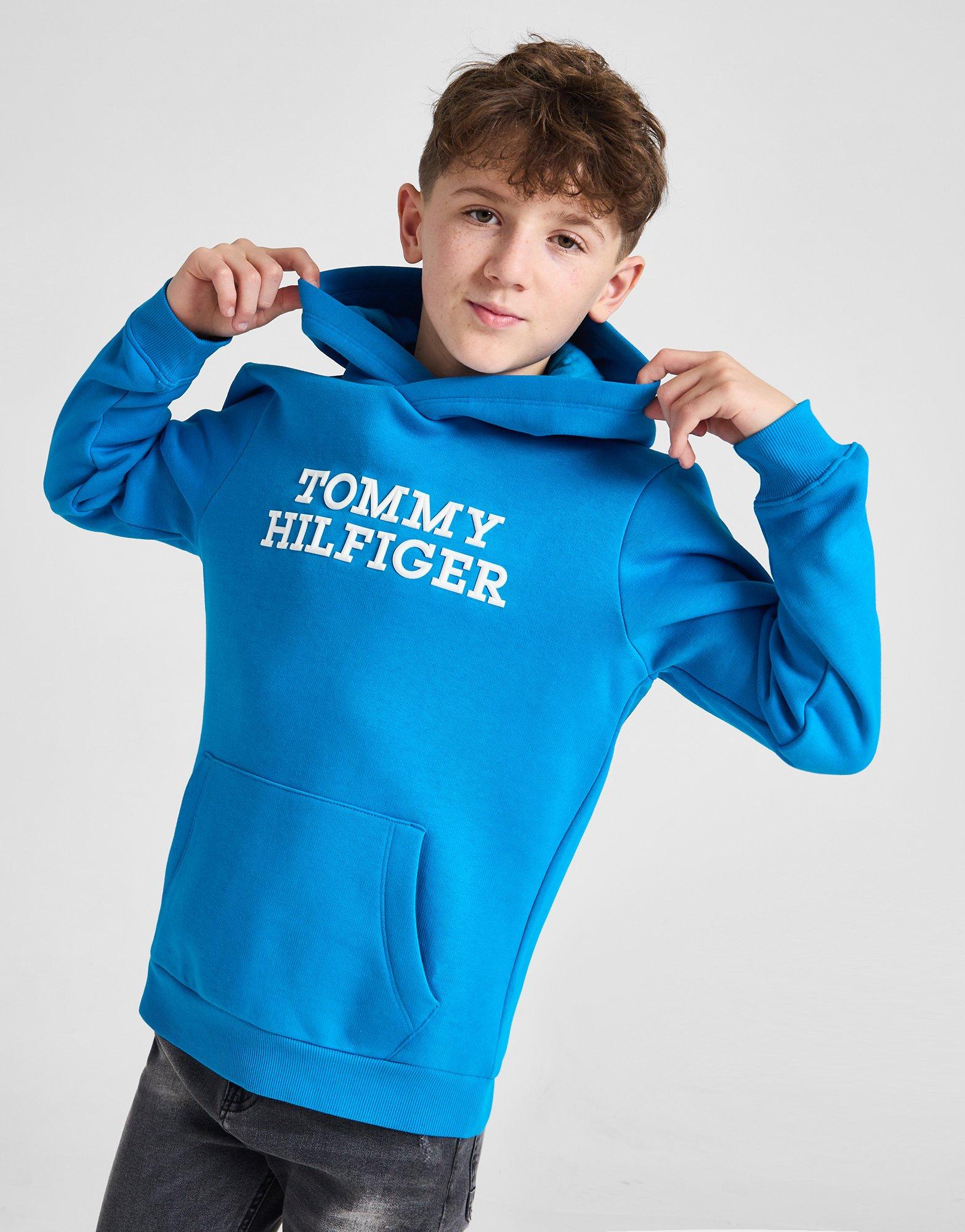 Tommy Hilfiger Raised Logo Hoodie Junior
