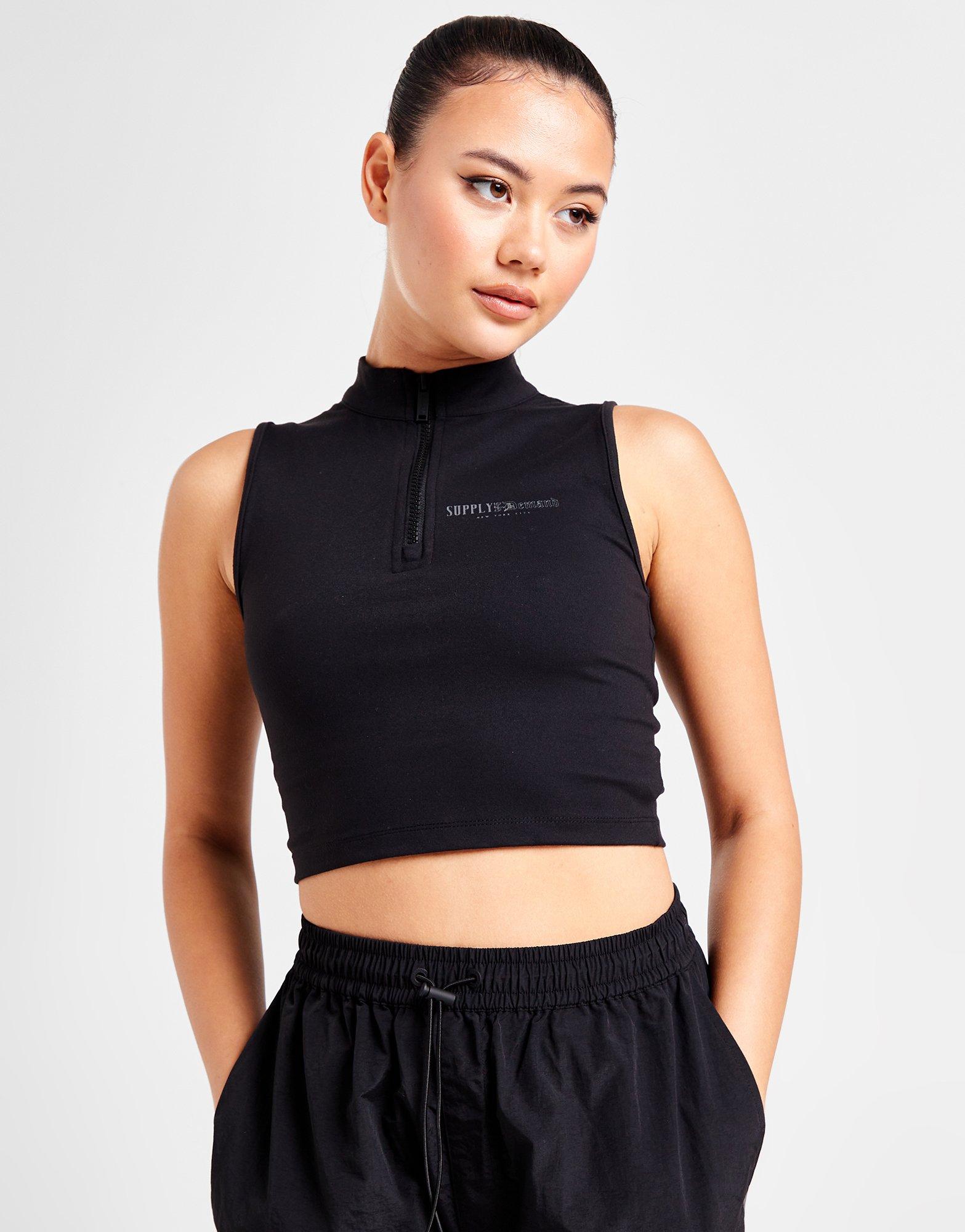 Supply & Demand Astro 1/4 Zip Tank Top