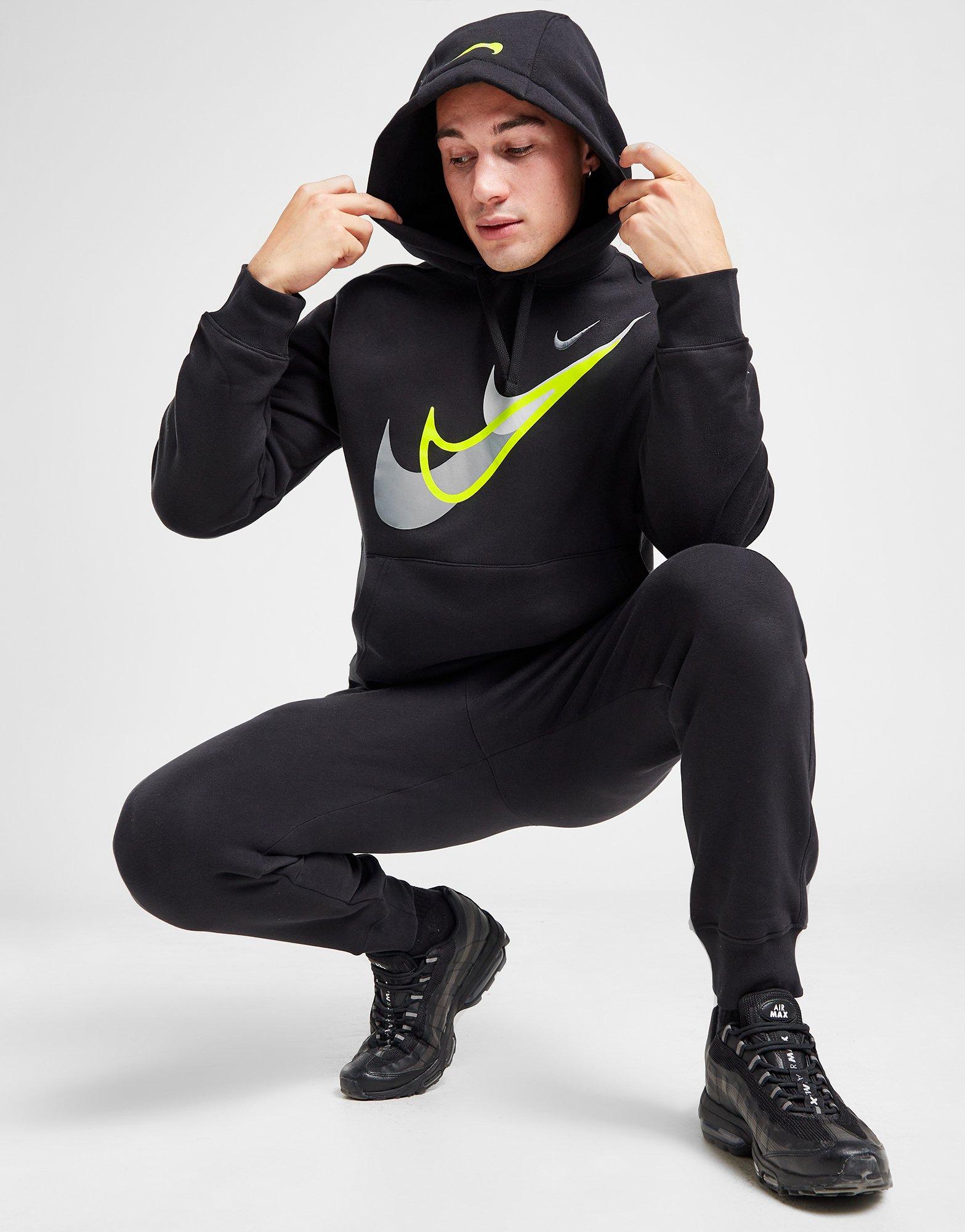 Black Nike Overhead Swoosh Hoodie - JD Sports