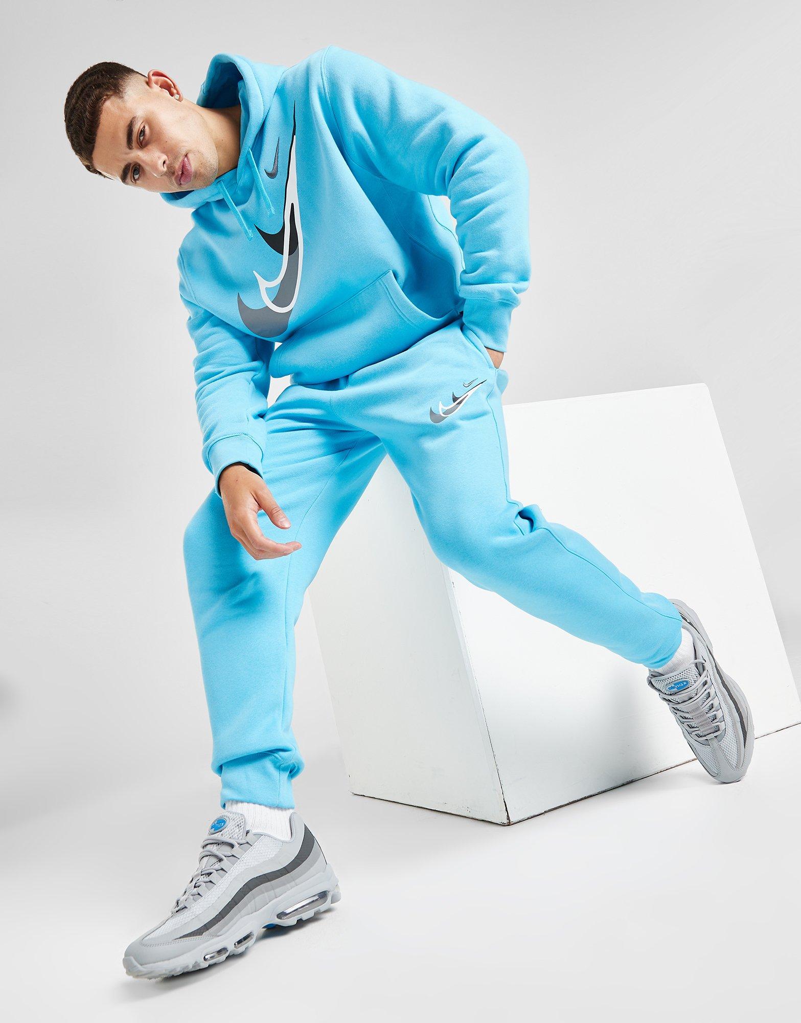 Nike blue 2025 tracksuit mens