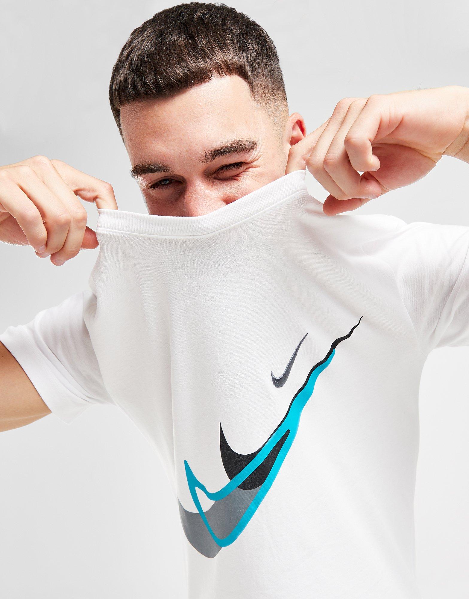 Blue Nike Swoosh T-Shirt