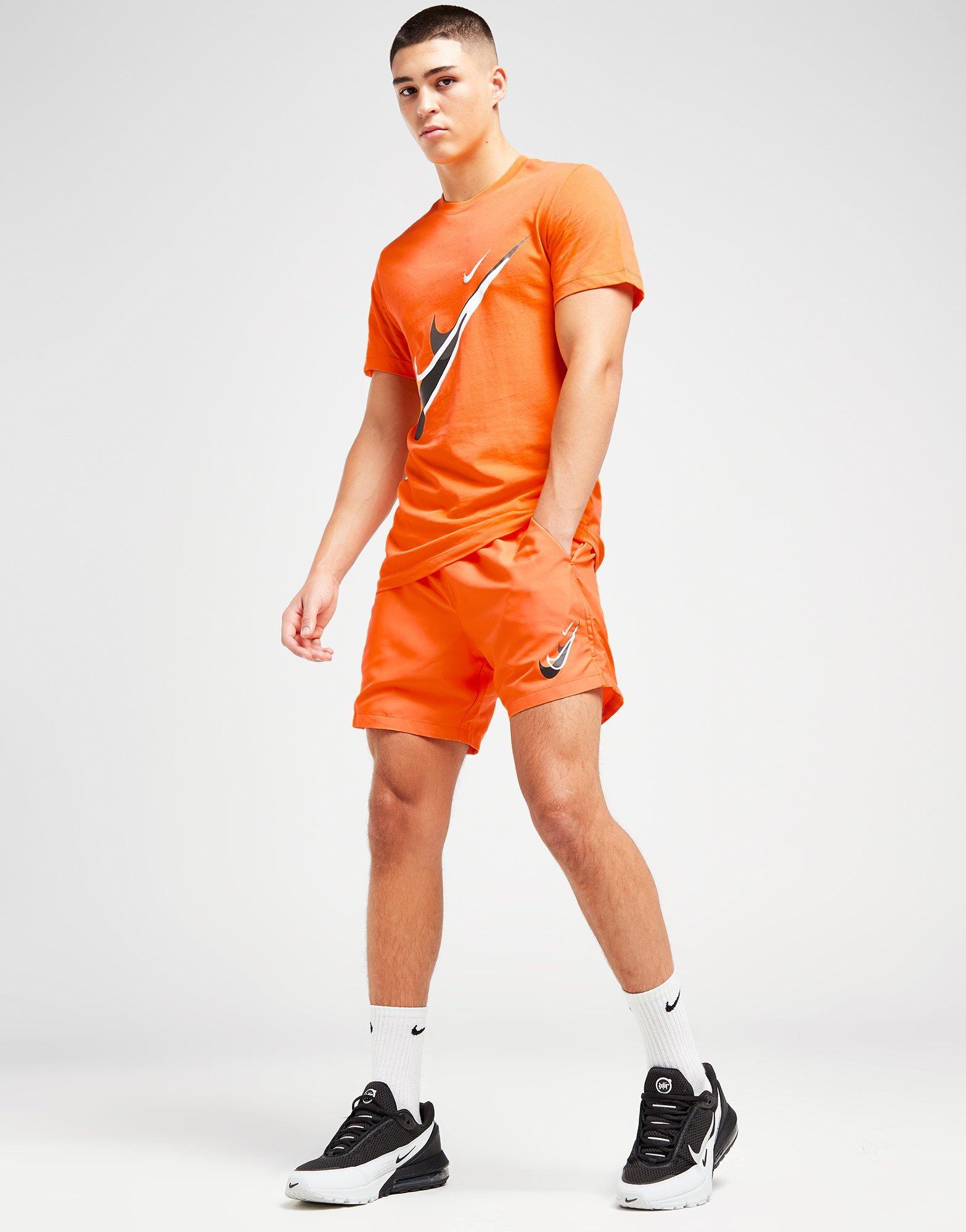 Men orange nike outlet shorts