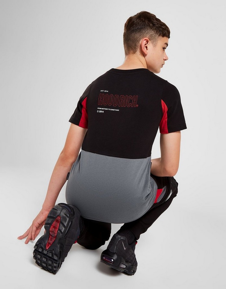 Black Hoodrich Expand Colour Block T-Shirt Junior - JD Sports NZ
