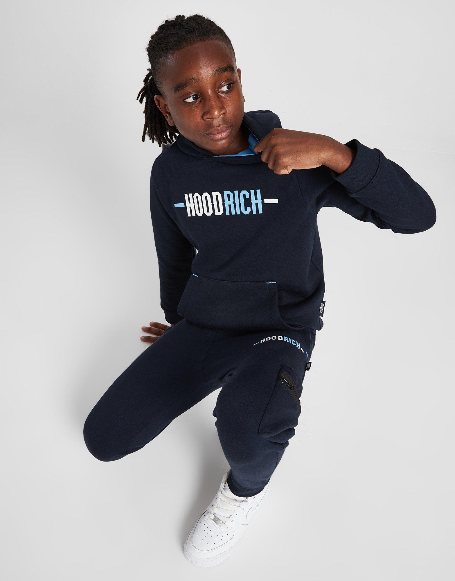 Blue Hoodrich Deflect Overhead Hoodie Junior - JD Sports