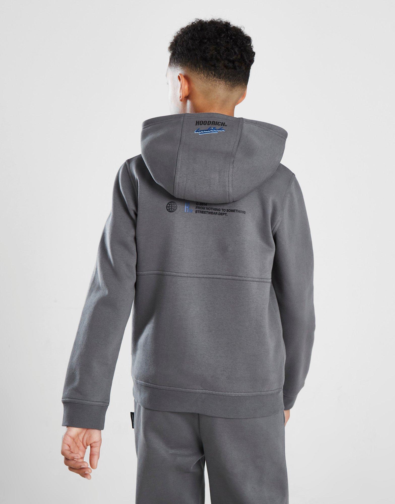 Grey Hoodrich Certify Overhead Hoodie Junior