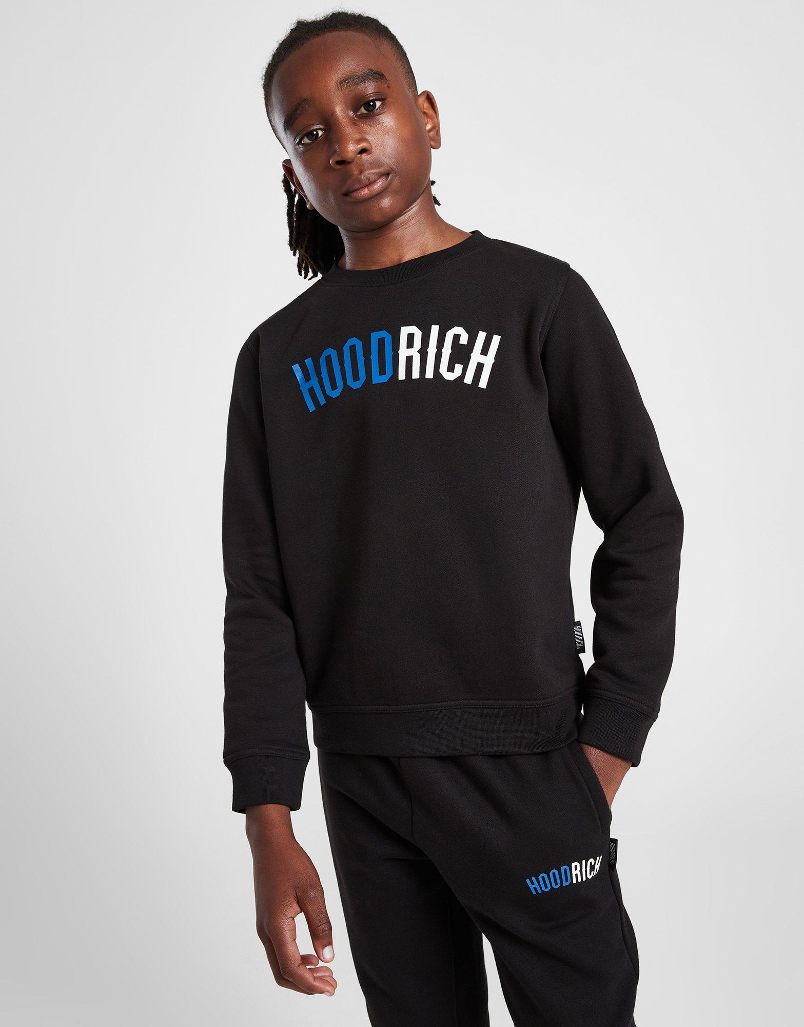 Red Hoodrich Enhance Crew Tracksuit Junior