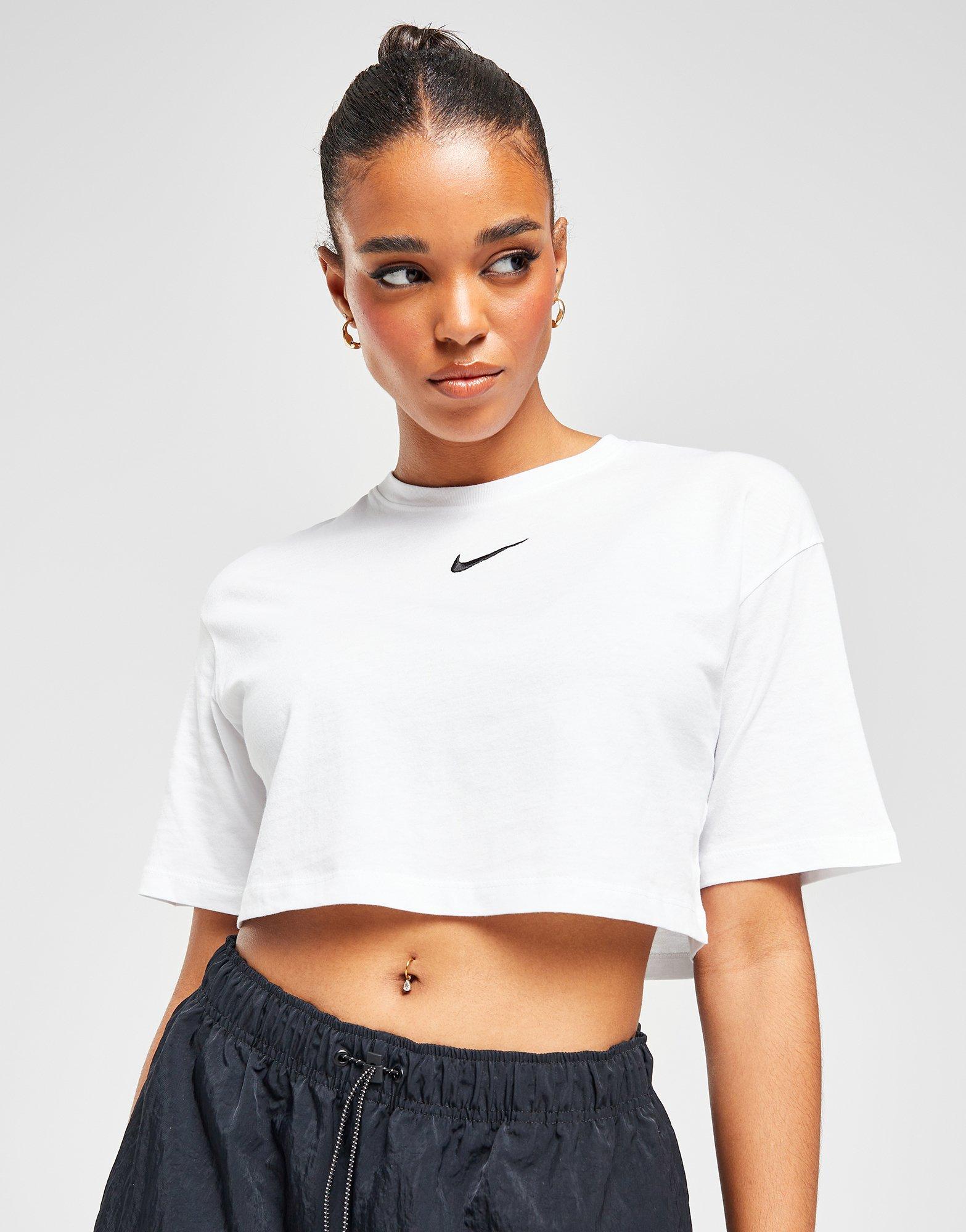 White best sale nike crop