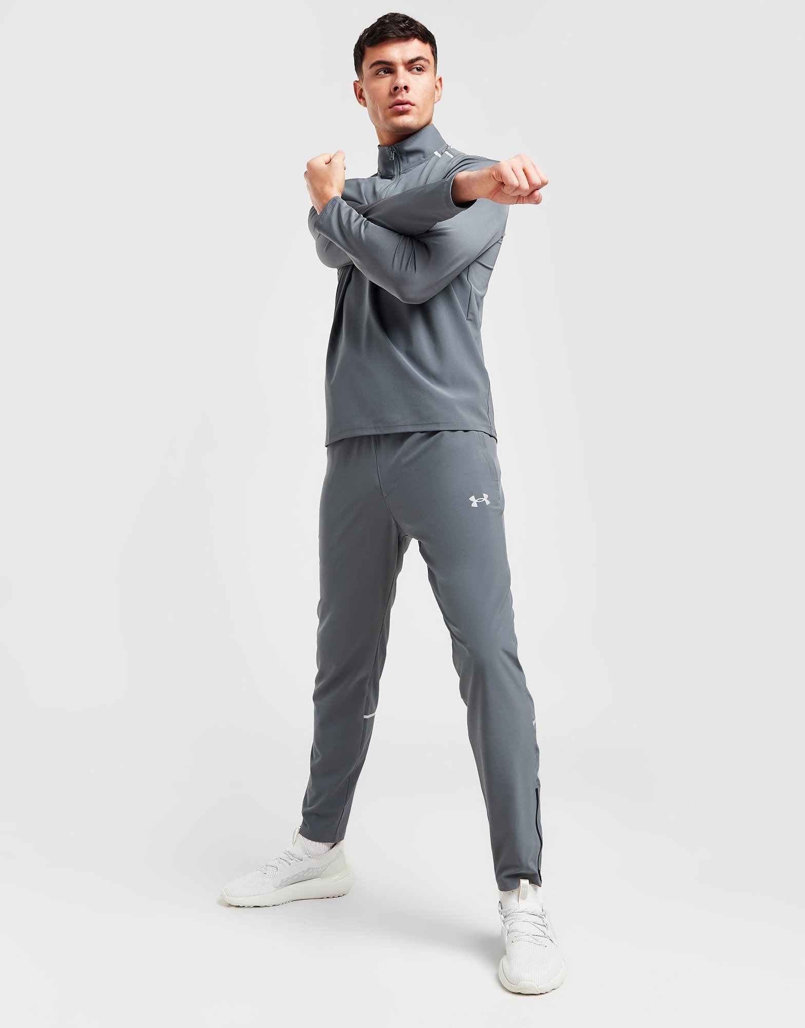 Grey Under Armour Ua Storm Run Track Pants JD Sports