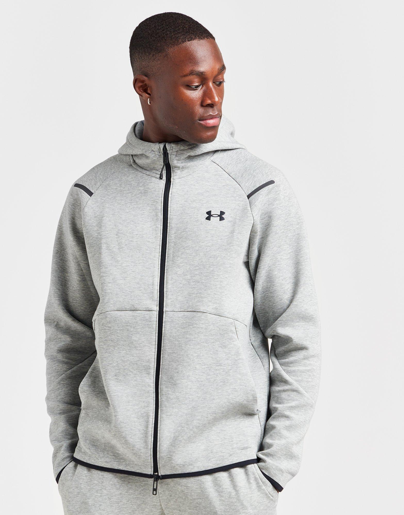 Under Armour Sweat à Capuche Zippé Unstoppable Homme Gris- JD Sports France