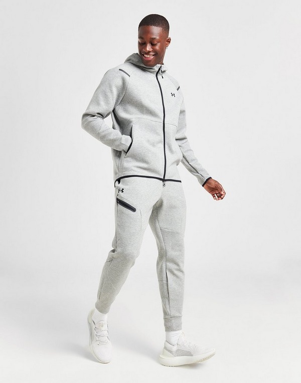 Grey Under Armour Unstoppable Fleece Joggers - JD Sports Global