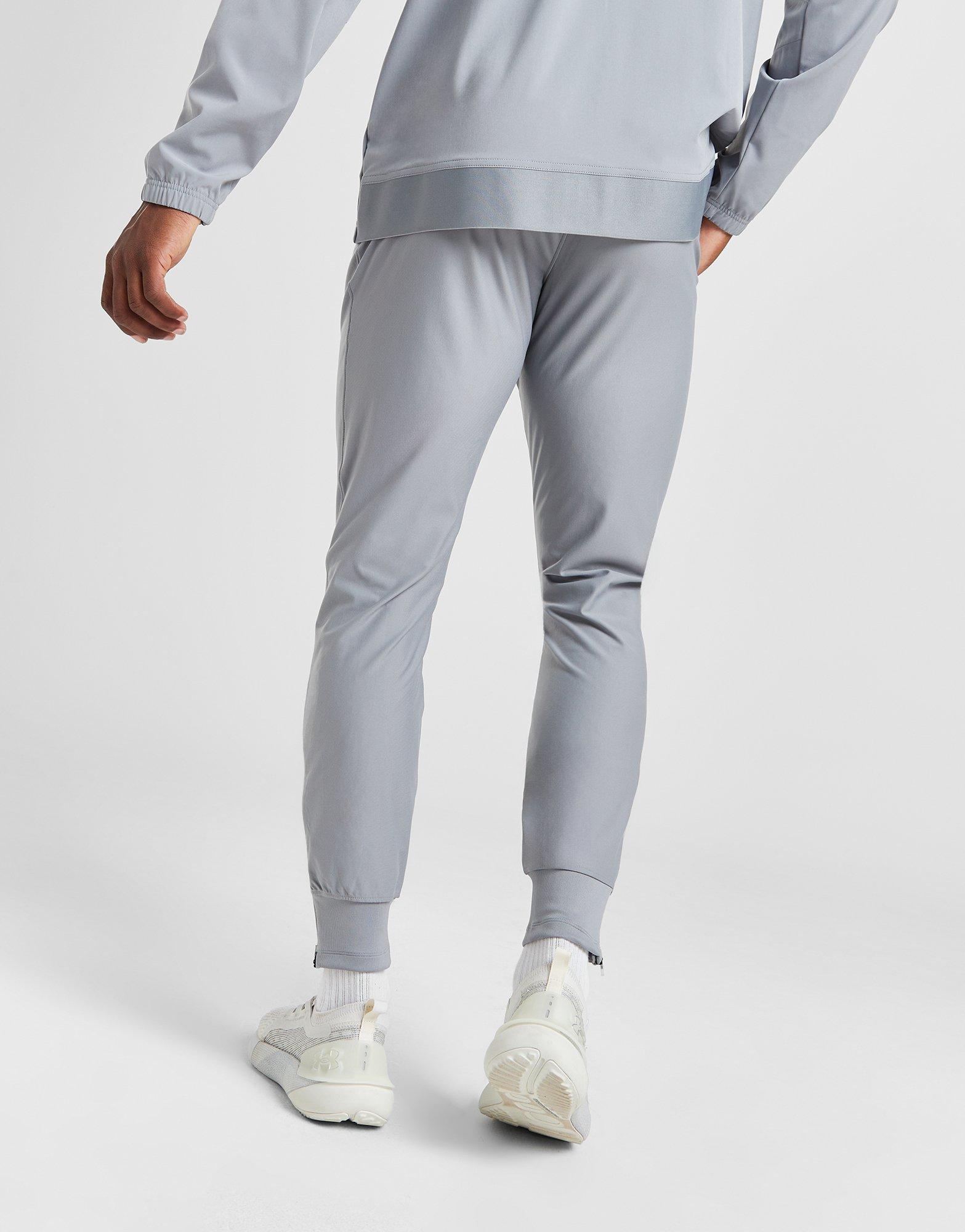 Grey Under Armour Qualifier Track Pants