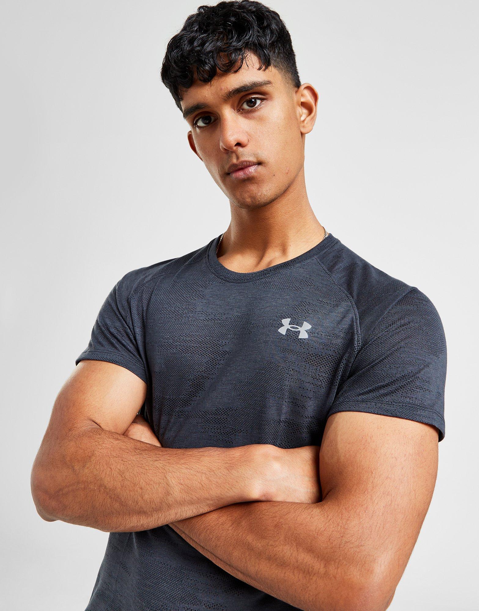 Black Under Armour Streaker Camo T-Shirt - JD Sports Global