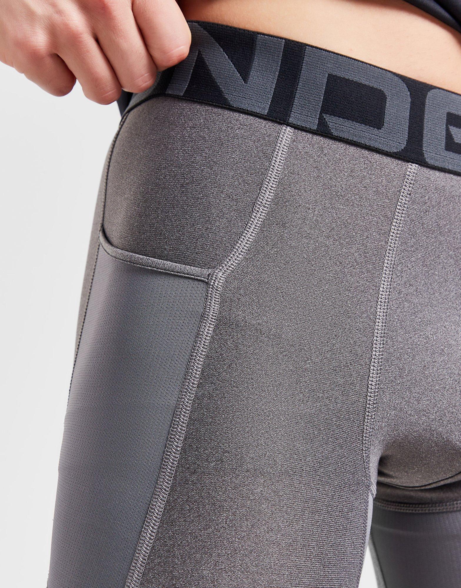 Grey Under Armour HeatGear Tights - JD Sports Global